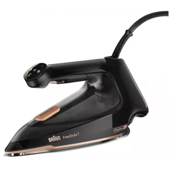 Braun FI7276BK Dampfbügeleisen - 2700W, EloxalPlus 3D BackGlide Bügelsohle, 230 g/min Dampfstoß, Schwarz