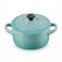 Le Creuset Steinzeug Set mit 4 Petit Casserolen 10x5cm Ocean