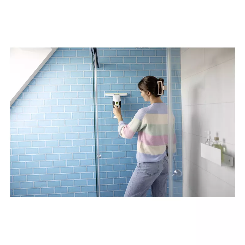 Kärcher WV 1 Compact Care Fenstersauger, Lithium-Ionen, 25 min Laufzeit, 100 ml Tank, Gelb/Schwarz