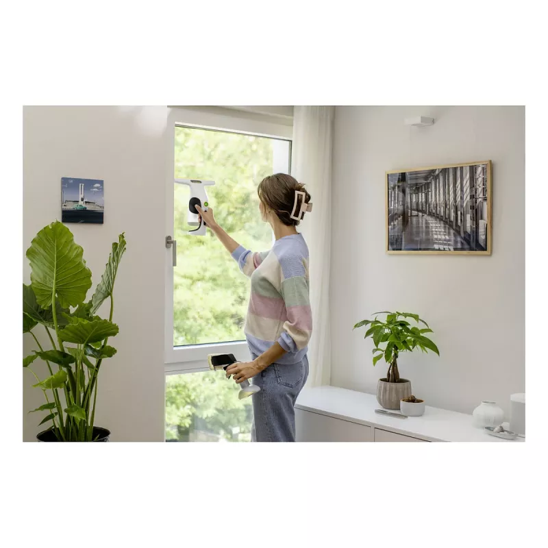 Kärcher WV 1 Compact Care Fenstersauger, Lithium-Ionen, 25 min Laufzeit, 100 ml Tank, Gelb/Schwarz