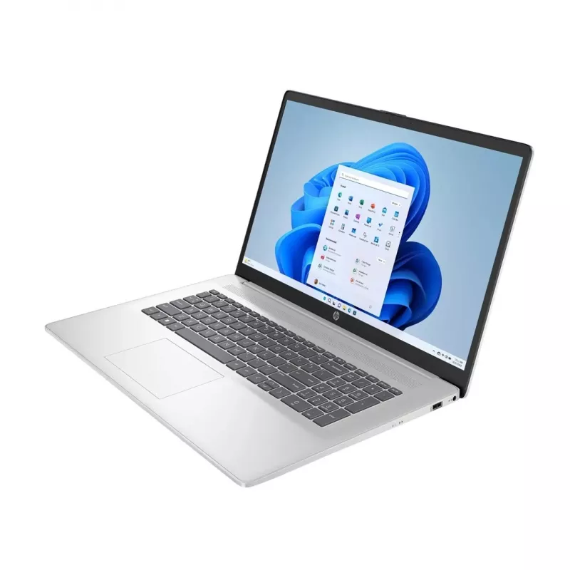 HP 17-CP3005DDX Laptop, 17,3 inch FHD Anti-Glare IPS, AMD Ryzen 5 7430U, 16GB DDR4, 512GB SSD, AMD Radeon Graphics, Windows 11 Home S Mode, Natural Silver