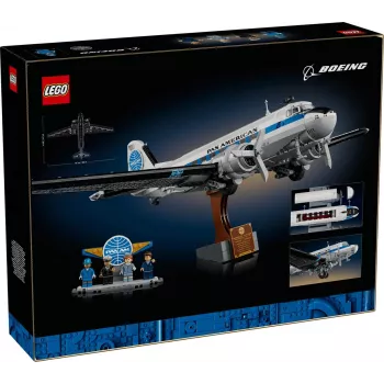 LEGO Icons 11378 Douglas DC-3 PAN AM Passagierflugzeug Bausatz (2500 Teile)