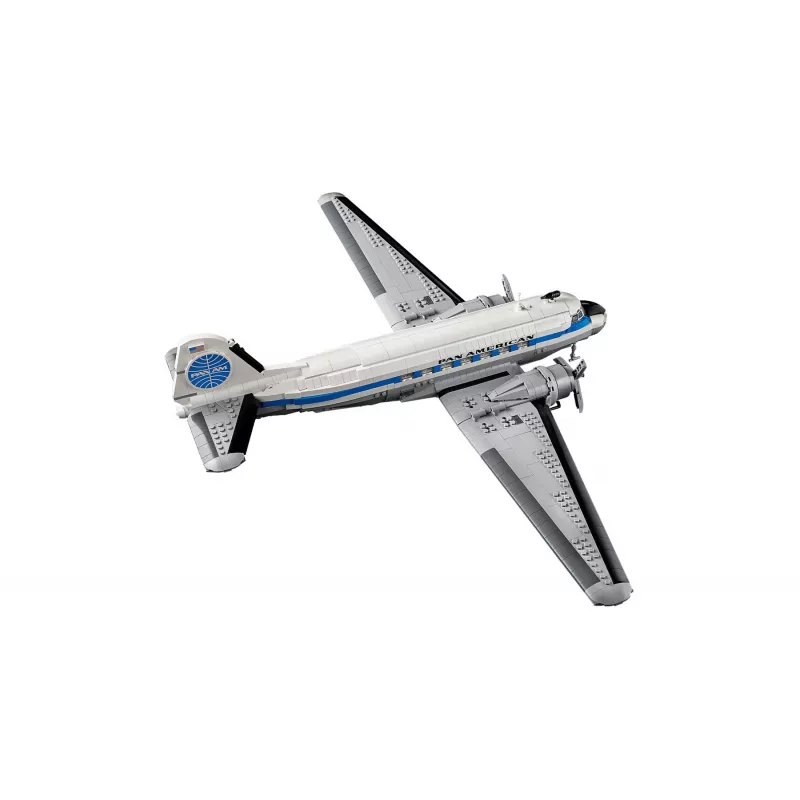 LEGO Icons 11378 Douglas DC-3 PAN AM Passagierflugzeug Bausatz (2500 Teile)