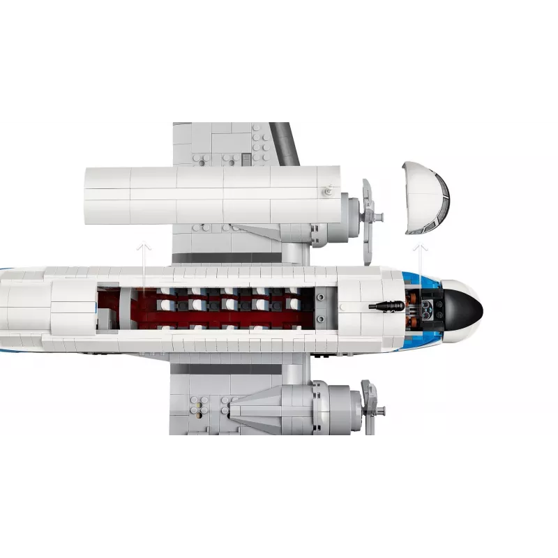 LEGO Icons 11378 Douglas DC-3 PAN AM Passagierflugzeug Bausatz (2500 Teile)
