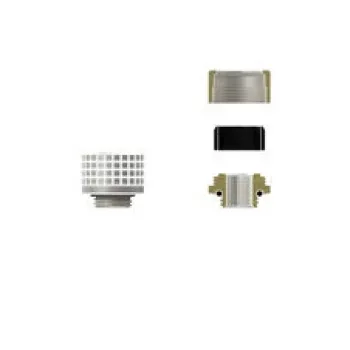 Thermal Grizzly DeltaMate Fitting HT14, Nickel-plated Brass, G1/4 inch Thread, Push-in Straight Union for 14 mm Tube