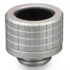 Thermal Grizzly DeltaMate Fitting HT14, Nickel-plated Brass, G1/4 inch Thread, Push-in Straight Union for 14 mm Tube