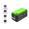 Qoltec 12V 150Ah Gel-Batterie (GEL) - VRLA, wartungsfrei, 41,8 kg