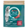 Purina ONE Adult Trockenfutter für Katzen mit Rind und Vollkorn 750g