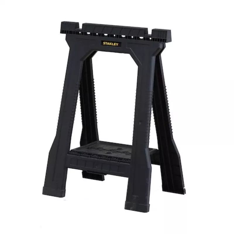 STANLEY Rack-horse Junior 2 Stk. Sägebock Doppelpack, 360 kg Tragfähigkeit, klappbar, Schwarz/Gelb