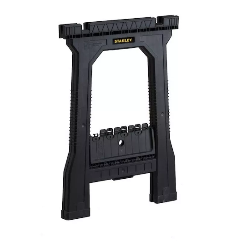STANLEY Rack-horse Junior 2 Stk. Sägebock Doppelpack, 360 kg Tragfähigkeit, klappbar, Schwarz/Gelb