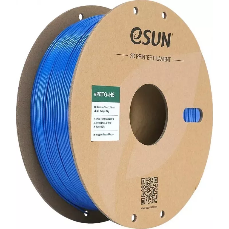 ESUN ePETG+ High Speed 1,75mm Solid Blue 1kg 3D-Drucker Filament