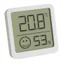 TFA Dostmann 30.5053.02.04 4er-Pack Weiß Digitales Thermo-Hygrometer mit Komfortzone