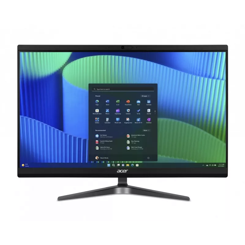 Acer Veriton Vero VZ2724G All-in-One PC, 23,8 inch FHD IPS, Intel Core i5-14400, 8GB DDR5, 512GB SSD, Windows 11 Pro, Schwarz