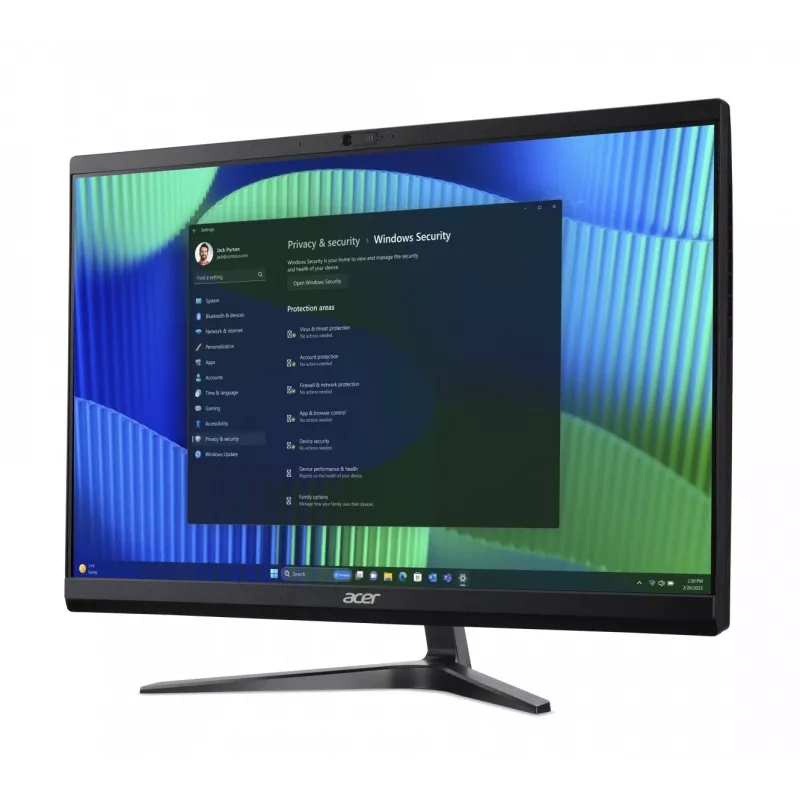 Acer Veriton Vero VZ2724G All-in-One PC, 23,8 inch FHD IPS, Intel Core i5-14400, 8GB DDR5, 512GB SSD, Windows 11 Pro, Schwarz