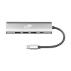 TB USB-C auf RJ45 Gigabit Ethernet Adapter mit 3x USB-A 3.0 und USB-C PD 100W, Space Grey