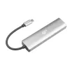 TB USB-C auf RJ45 Gigabit Ethernet Adapter mit 3x USB-A 3.0 und USB-C PD 100W, Space Grey