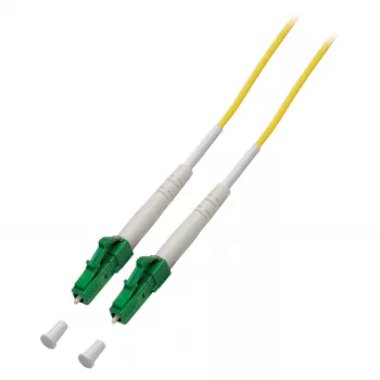 EFB Elektronik O2519.2 Simplex Glasfaser-Patchkabel LC/APC auf LC/APC OS2 9/125 2m G.657.A2 LSZH Gelb