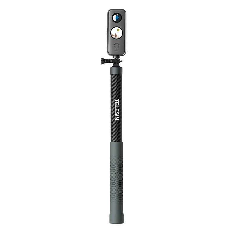 TELESIN GP-MNP-300-3 Carbon Fiber Selfie Stick 3m für Actionkameras