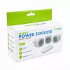 GREENBLUE GB313 F Funk-Steckdosenleiste mit 3 Steckdosen und 433,92 MHz Funkfernbedienung, 2300 W, Typ F