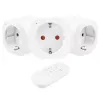 GREENBLUE GB313 F Funk-Steckdosenleiste mit 3 Steckdosen und 433,92 MHz Funkfernbedienung, 2300 W, Typ F