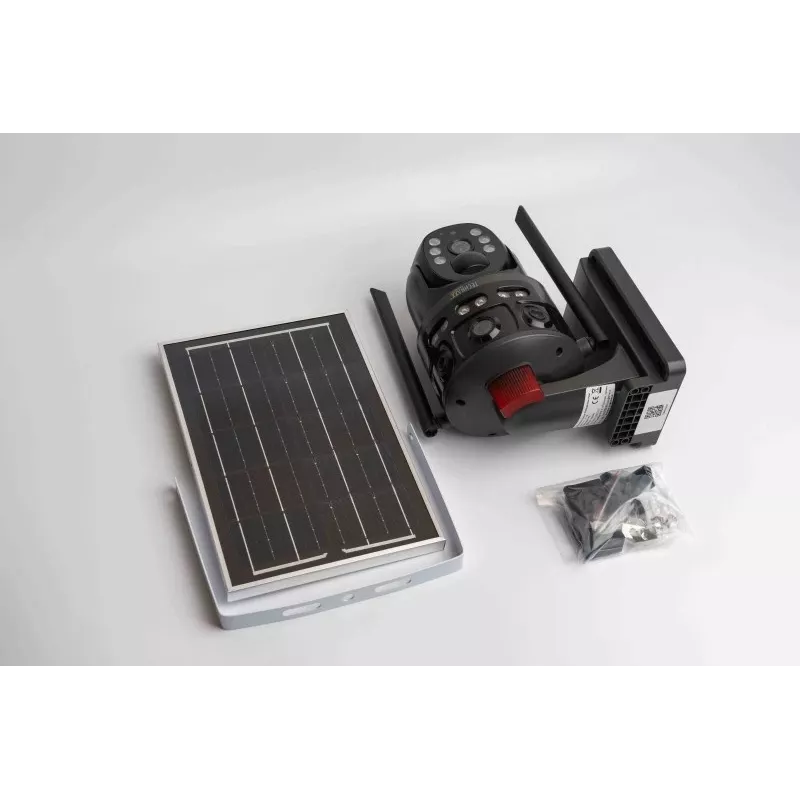 Technaxx TX-329 Dual 4G LTE Außen-Überwachungskamera 3MP+3MP mit Solarpanel