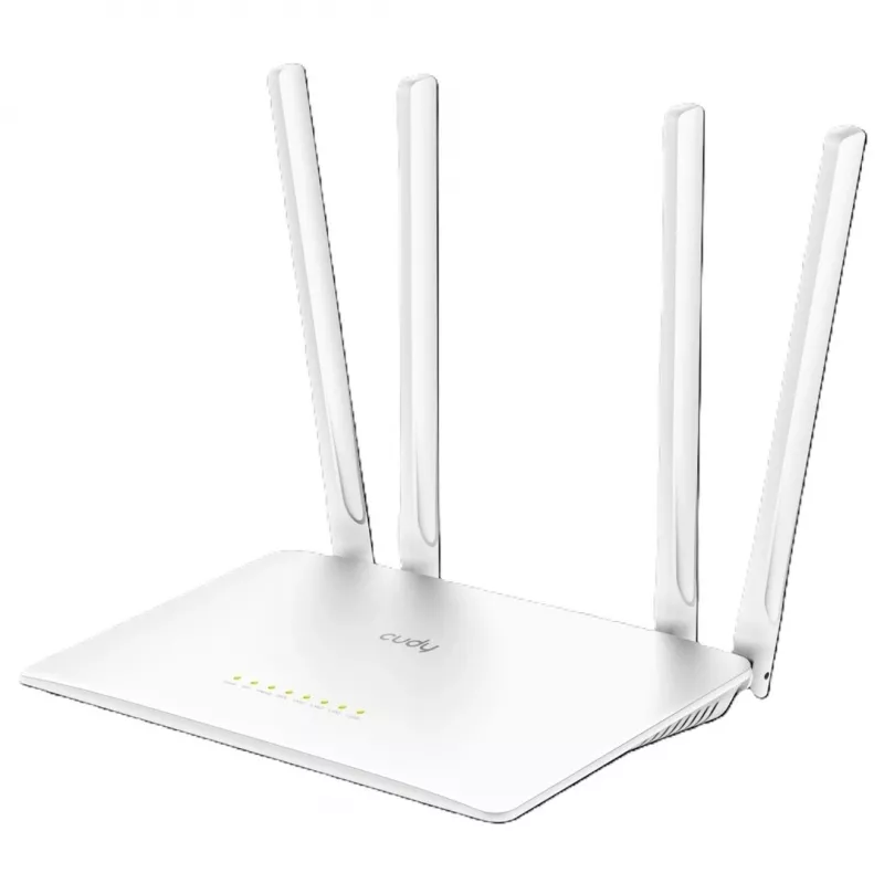 CUDY WR300S N300 Wi-Fi Router, EasyMesh, 2,4 GHz, 300 Mbit/s, 2x 5 dBi Antennen