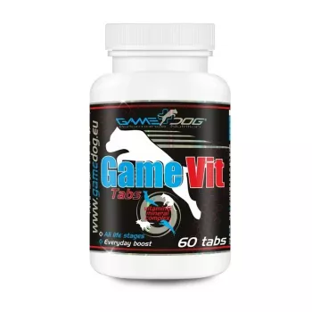 GAME DOG GameVit Tabs Multivitamin & Mineral Supplement für Hunde - 60 Tabletten