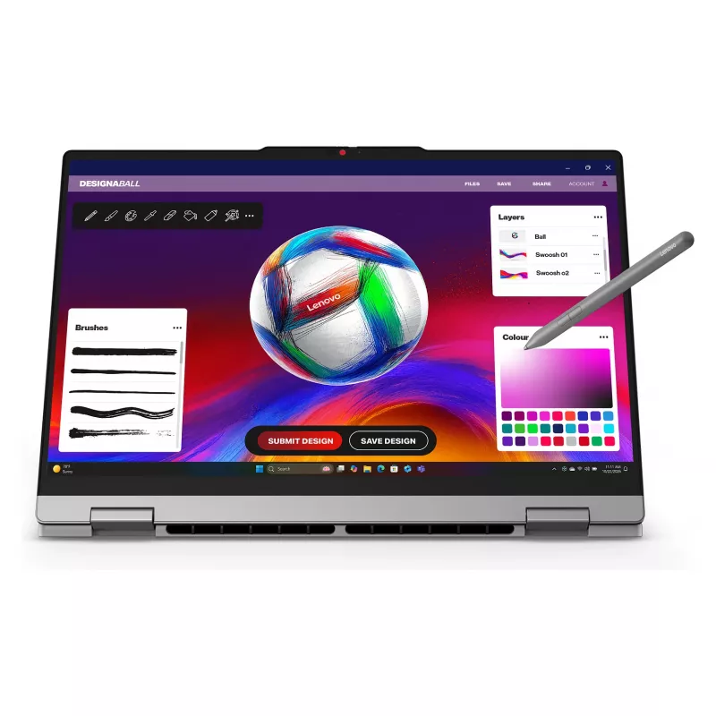 Lenovo IdeaPad 5 2-in-1 15AGP11 15,3 inch WUXGA OLED Touchscreen 2-in-1 Laptop (AMD Ryzen AI 7 445, 16GB RAM, 1TB SSD, Windows 11 Home) - 83UM002AGE