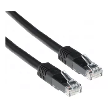 EFB-Elektronik RJ45 Patchkabel Cat.5e S/UTP PVC Dätwyler 5502 TM11 Schwarz 20m