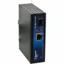 ALLNET ALL-MCI2011P-60W Industrial PoE Media Converter, 1x 10/100/1000Base-T RJ45 auf 1x 1000Base-X SFP, 60W PoE, DIN-Schiene, Schwarz