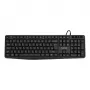 Canyon Tastatur KB-1 Kabelgebunden Spritzwassergeschützt USB-A (CNE-CKEY01-DE)