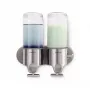 Simplehuman BT1028 Doppelspender mit Wandhalterung, gebürsteter Edelstahl