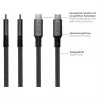 GoodConnections USB-C 4.0 (ST-ST) 1m Geflochtenes Kabel 100W 8K 30Hz Anthrazit