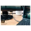 GoodConnections USB-C 4.0 (ST-ST) 1m Geflochtenes Kabel 100W 8K 30Hz Anthrazit