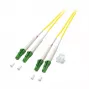 EFB Electronics Duplex Patchkabel LC/APC-LC/APC OS2 G652D 1m LSZH Gelb