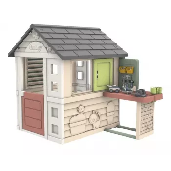Smoby Kinder-Gartenhaus Handwerker-Werkstatt