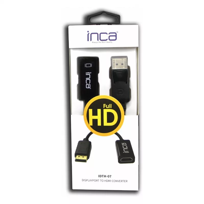 INCA DisplayPort auf HDMI Adapter IDTH-07 4K 0,2m Retail