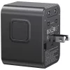 USAMS Reiseadapter CC308 17W 4in1 US/AU/EU/UK Schwarz