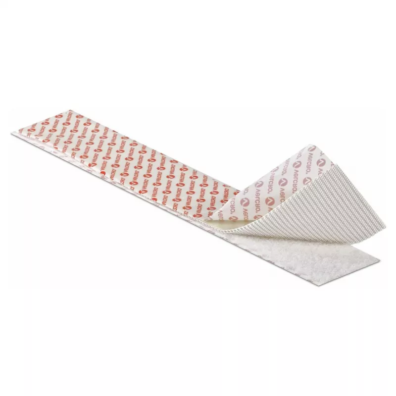 VELCRO Brand Heavy Duty Selbstklebendes Klettband, Weiß, 50mm x 1m
