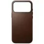 NOMAD Traditional Leather Case für iPhone 17 Pro Max mit MagSafe - Braun