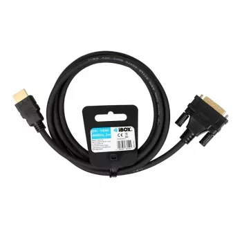 IBOX HDMI zu DVI-D Kabel FullHD 1080p 2m Schwarz