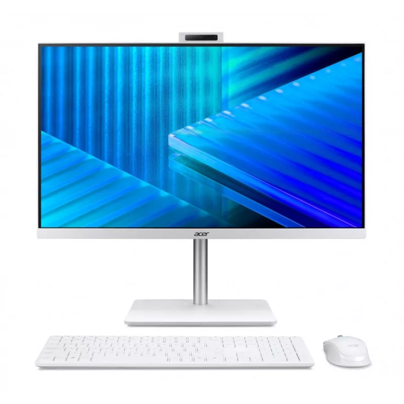 Acer Veriton 2000 VZ2417G All-in-One PC, 27 Zoll IPS FHD, Intel Core 5 120U, 16GB DDR5, 512GB M.2 SSD, Windows 11 Pro, Weiß