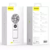 AWEI F39 Fast Ice Mini Handventilator, Eisweiß, 3600mAh, Turbo-Kühlung, 5 Stufen, USB-C