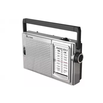 ELTRA Radio IZA-5 Silber FM/AM tragbares Radio mit Bluetooth und USB