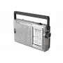 ELTRA Radio IZA-5 Silber FM/AM tragbares Radio mit Bluetooth und USB