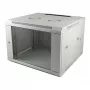 ALLNET 19-Zoll-Wandgehäuse 12U 1-teilig T595/B541mm Lichtgrau SMQ-Serie