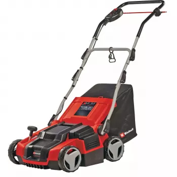 Einhell GE-SA 1435/1 Elektro-Vertikutierer und Lüfter 1400 W, 35 cm Arbeitsbreite, Rot/Schwarz