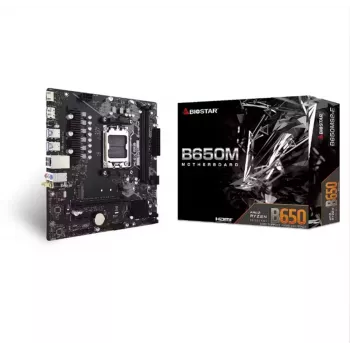 BIOSTAR B650MS2-E Mainboard, AMD AM5, DDR5, Micro ATX