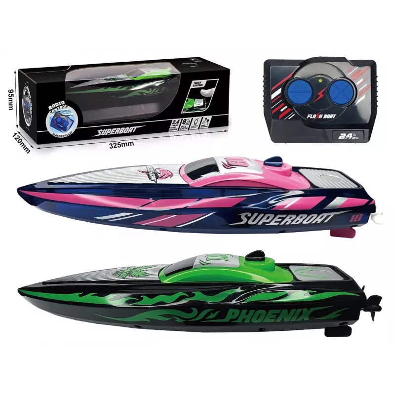 MADEJ R/C Speed Boat 2.4GHz RC Boat mit USB-Ladegerät