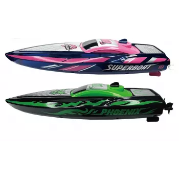 MADEJ R/C Speed Boat 2.4GHz RC Boat mit USB-Ladegerät